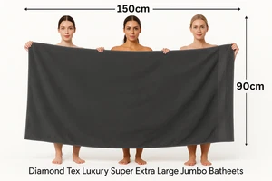 Toalla de mano de hotel premium sábana de baño peso pesado 600GSM toalla gruesa suave de lujo - Imagen 1 de 6