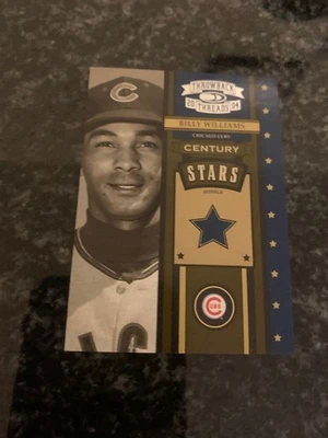 2004 Donruss Playoff Throwback Threads #CS-6 BILLY WILLIAMS......ONLY 1224/1500 - Image 1 of 2