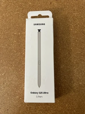 GENUINO Samsung S-Pen para Samsung S25 ULTRA EJ-PS938 Gris Claro CAJA ABIERTA Foto 1 de 2
