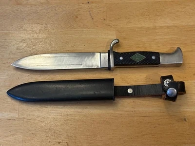 Grúa de besos Solingen Alemania Boy Scouts cuchillo de caza juvenil grúa de besos de colección Foto 1 de 4