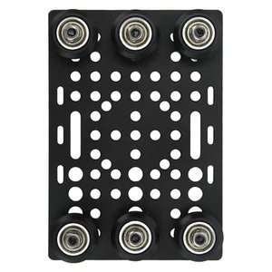 Schwarze Riemenscheibe 3D Drucker Gantry Board Aluminium Schwarz Eloxierte❀ - Afbeelding 1 van 23