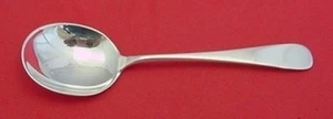 Round End by Stone A.J. Sterling Silver Cream Soup Spoon 5 3/4" - Picture 1 of 2
