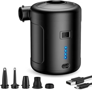 Elektrische USB Akku 6000 mAh Luftpumpe Pool Schlauchboote Luftmatratze Gebläse. - Bild 1 von 19
