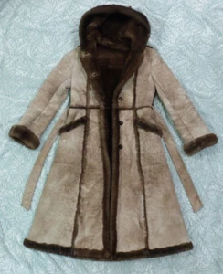 Mantel - Vintage - ARDNEY Wildleder Lamm 100% Schurwolle Gr. 7/8 TOP ZUSTAND - Bild 1 von 5