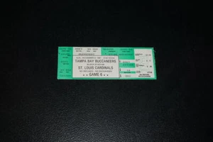 1987 ST. LOUIS CARDINALS LETZTES JAHR NFL FOOTBALL VOLLES TICKET VS BUCCANEERS LOMAX - Bild 1 von 2