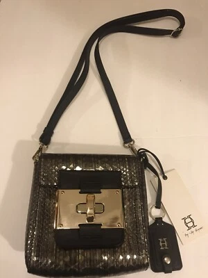 Bolso Bandolera Joy Gryson Negro Metálico $298 Foto 1 de 4