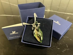 Swarovski Christmas Ornament, Peridot Green Silver Shade In Box W/ COA #1144686 - Picture 1 of 15