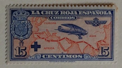 西班牙半邮政邮票,1926 年,sc#B14,完好,全新无标签,OG — 第 1/2 张图片