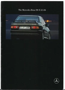 Mercedes-Benz 190 E 2.5-16 Cosworth 1989-1992 UK Market Sales Brochure - Picture 1 of 3