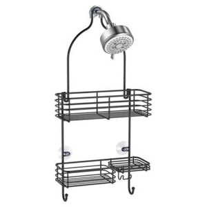 Dracelo Shower Shelf 28.2"x12.6"x4.7"Black Shower Head Caddy Rustproof Organizer - Picture 1 of 2