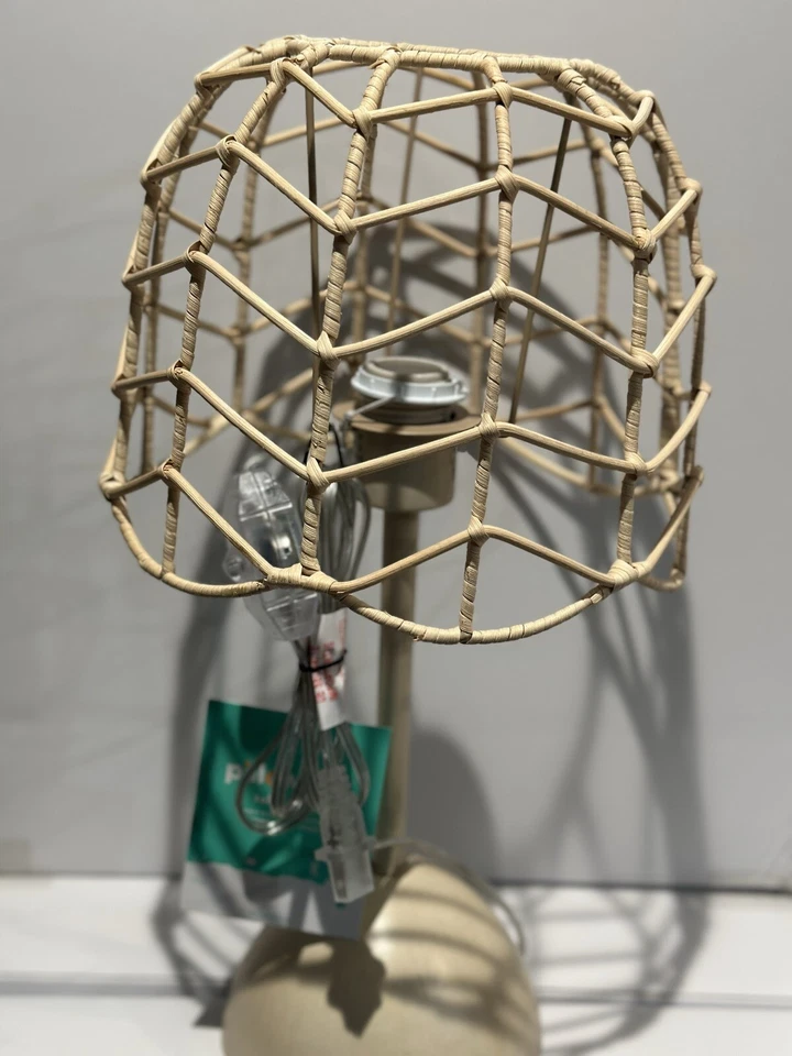 Rattan Table Lamp Natural - Pillowfort - Image 1 of 1