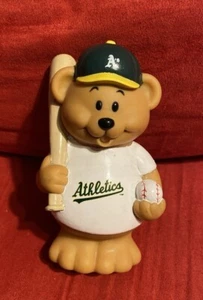 Oakland A’s Baseball 1992 Russ OLD SQUIRT TOY VINTAGE NOS RARE Memorabilia Bear - Picture 1 of 6