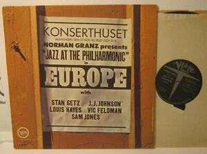 Norman Granz Presents JAZZ at the Philharmonic EUROPE Phonograph Record Album LP - Imagen 1 de 4