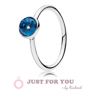 PANDORA 5 Ring Blue Fashion Rings for sale | eBay