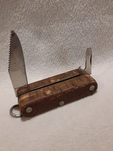 Vinta Teja Rosa Floating Cork Rare O Ring Lock Back Knife Steel Brev. 37340 - Picture 1 of 12