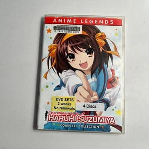 The Melancholy of Haruhi Suzumiya - Complete Collection (DVD, 2010, 4-Disc Set) - Picture 1 of 5