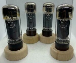 EL34 Tesla 4 pieces USED tube valve