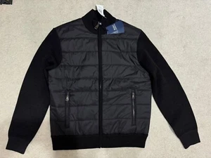 POLO RALPH LAUREN DARK BROWN HYBRID JACKET SIZES S M L NEW RRP £399 - Picture 1 of 4