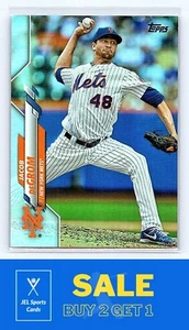 2020 Topps #332 Jacob deGrom - Picture 1 of 2