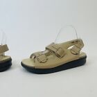 SAS Relaxed Double Strap Sandal Leather Buckle Comfort New Size 8.5 Women
