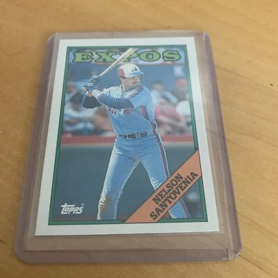 Nelson Santovenia #102T 1988 "Topps" Traded Baseball Card - Image 1 of 2