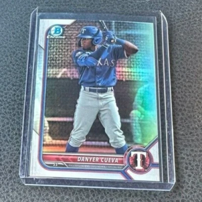 2022 Bowman Draft Chrome Danyer Cueva Silver Refractor - Image 1 of 2