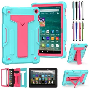 For Amazon Fire HD 8 8" Case 2024/2022 12th Gen Heavy Duty Hard Stand Case Cover - Picture 1 of 21