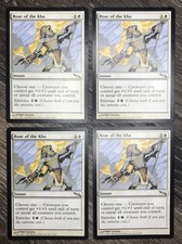 Roar of the Kha x4 Magic Card Lot (Mirrodin) MTG +1/+1 Untap Entwine