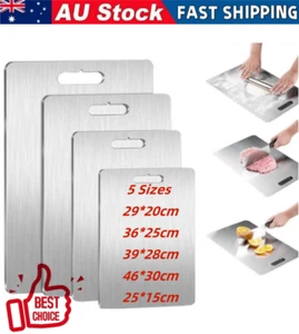 Titanium Cutting Board Double-Sided Titanium Chopping Boards for Kitchen Camping - Picture 1 of 17