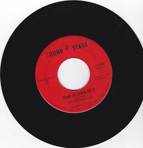 DIXIEBELLES-SOUND 7 STAGE-2507 R&B 45 (DOWN AT)PAPA JOE'S/ROCK,ROCK,ROCK VG++ - Picture 1 of 2
