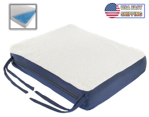 Premium Gel Memory Foam Seat Cushion Pad For Chair, Car, Wheelchair & More - TV - Picture 1 of 10