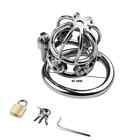 Stainless Steel Chastity Device Lock Metal Rivet Lock Forced Chastity Cage