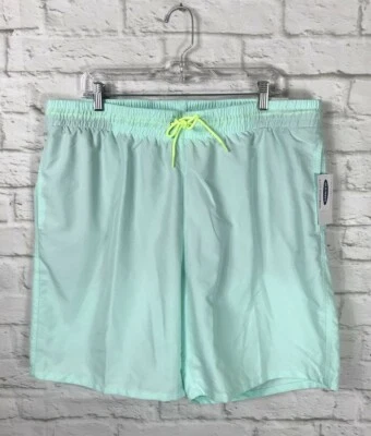 NUEVO Traje de baño Old Navy para hombre verde menta talla XL  Foto 1 de 4