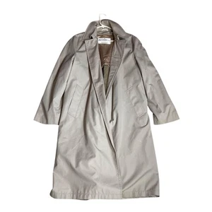 Oleg Cassini Vintage Herren 40R Classic Trenchcoat Weather Ready mit Innenfutter - Bild 1 von 10