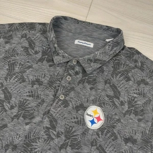 Tommy Bahama Pittsburgh Steelers Poloshirt 4XLB Tropical Print NFL Football - Bild 1 von 9