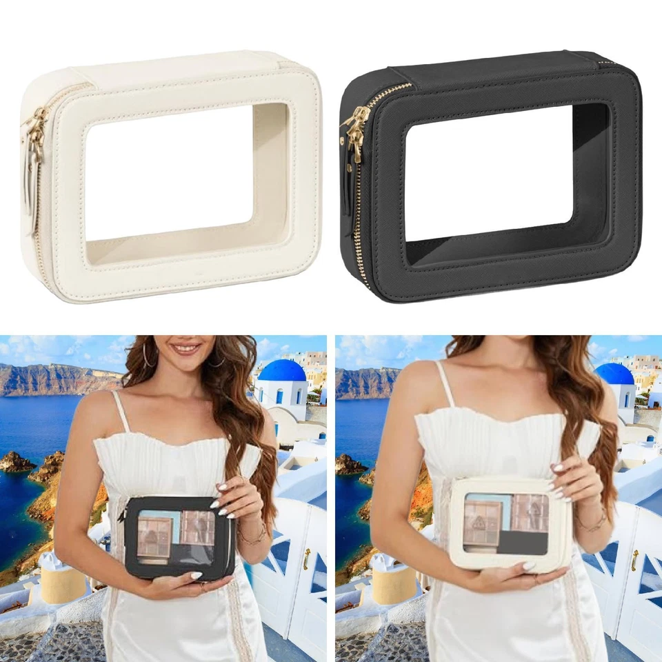 Trousse de Maquillage Transparente, Trousse de Toilette Portable, étanche, - Photo 1/1