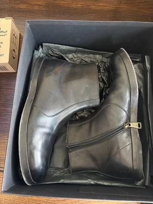 DOLCE&GABBANA/ BOTINES DE CUERO NEGRO/ ITALIA/ TALLA US10 UK 9/43/excelente estado Foto 1 de 4