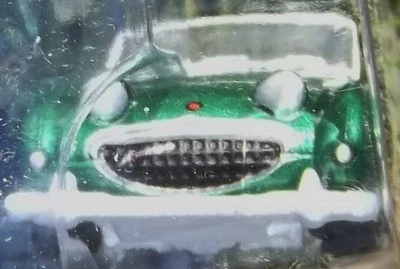 Austin Bugeye Healey Sprite White Lightning JADE On Black  Austin Healey Bugeye - Image 1 of 3