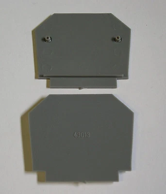 AUTOMATION DIRECT,  DN-EC4, END COVER FOR DN-T4 TERMINAL BLOCKS, BAG OF 50 - Image 1 of 2