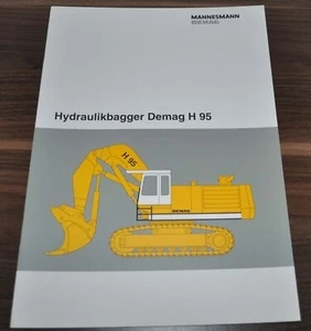 1992 Demag Mannesmann H95 Hydraulikbagger Excavator Brochure Prospekt - Picture 1 of 4