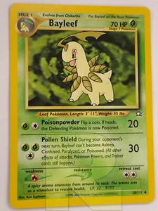 Bayleef ® Neo Genesis 28/111 ® Non Comune ® Pokemon ® Inglese ® EX - Picture 1 of 2