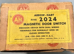 Caja de (4) Interruptor de Puerta Magnético Arrow-Hart 2024 Interruptor de Precisión para NO / NC - Imagen 1 de 5