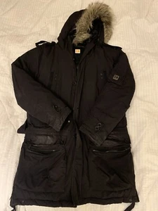 Hugo Boss Orange Winterjacke Parka Daunen Fell Gr. L nicht neu aber gepflegt - Bild 1 von 10