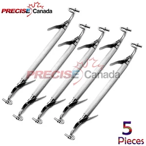 Set 5 Mini Strumento Dentale Porta Amalgama Doppia Estremità 1,5Mm / Regolare 2Mm - Foto 1 di 2