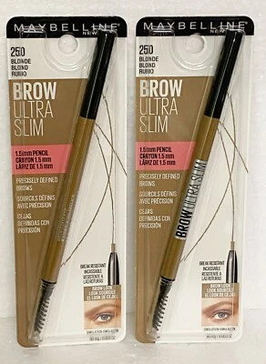 NEW (2) Maybelline BROW Ultra Slim Pencil - #250 Blonde - Image 1 of 3