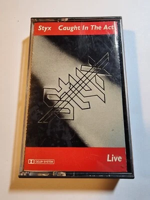 Caught in the Act by Styx (Cassette, Jul-1991,A&M VG+/EX CS2 - Image 1 of 2