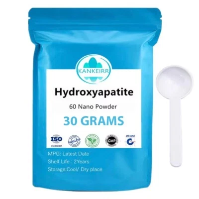 99.5% Pure Nano-Hydroxyapatite Powder Great for DIY Toothpaste (30 Grams) - Image 1 of 4