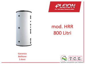 Accumulo Puffer con Scambiatore Solare ACS Pipe in Tank - PLEION mod HRR 800 L - Picture 1 of 1