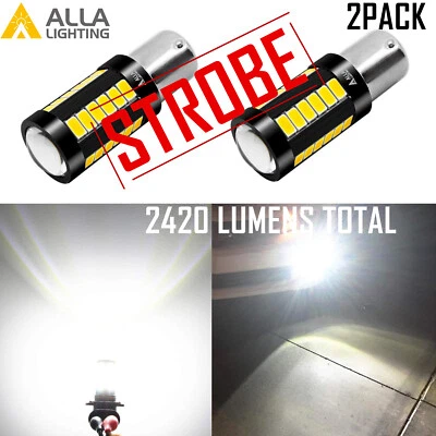 STROBE 1156 BackUp Light Bulb|Brake Light Bulb|Center High Mount Stop Light Bulb - Image 1 of 4