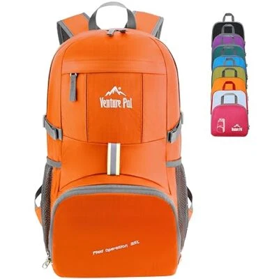 Ultraligero Ligero Embalable Plegable Viaje Camping Senderismo 35L A2.Naranja Foto 1 de 4